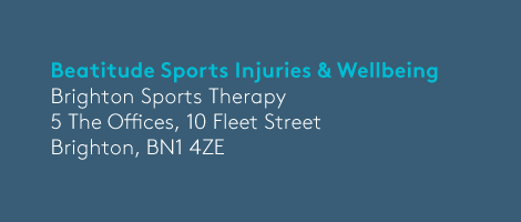 Brighton Sports Therapy address Static Alt